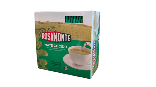 Rosamonte Yerba Mate Tea Bags Original (50 bags) Bulk Yerba Mate Rosamonte