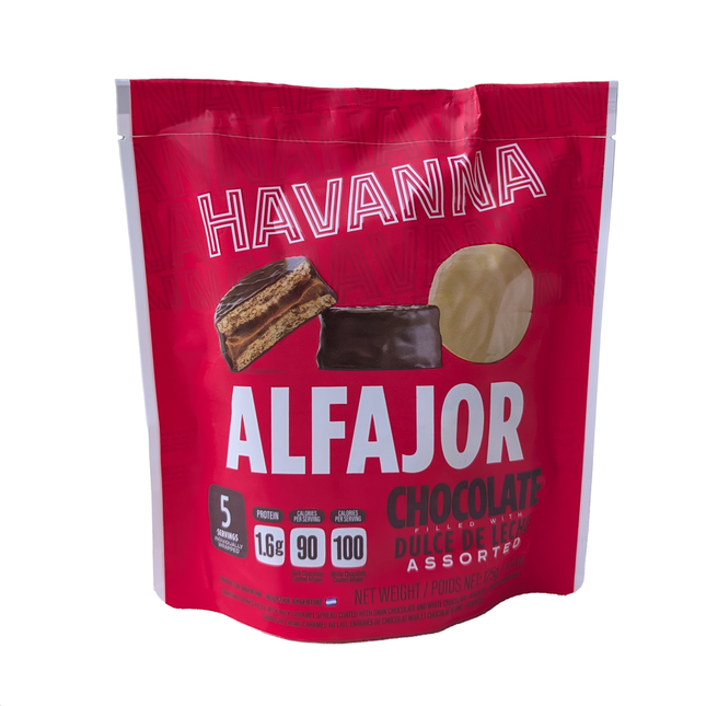 Havanna Mini Alfajores Assorted Chocolate & White – Dulce de Leche Filled (5-Pack)