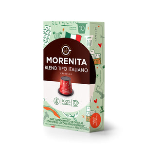 La Morenita - Italian blend coffee capsules for original Nespresso (Box of 10)