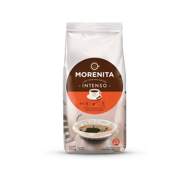 La Morenita Intense Blend Ground Coffee - Café Intenso (250 g / 8.8 oz) Coffee La Morenita