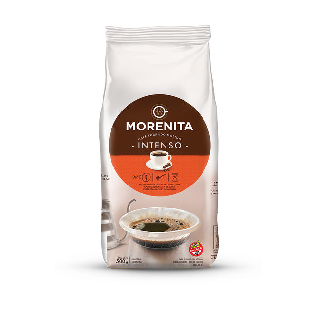 La Morenita Intense Blend Ground Coffee - Café Molido Intenso (500 g / 17.6 oz) Coffee La Morenita