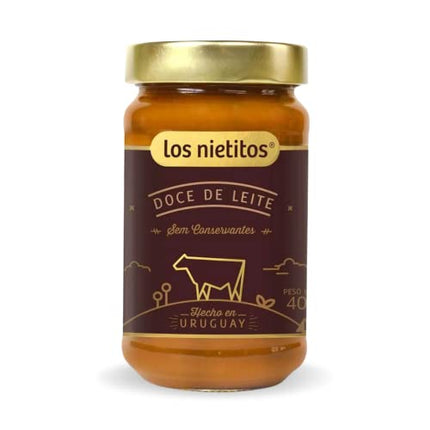 Los Nietos Caramel Custard / Dulce de Leche - Glass Jar / Frasco de Vidrio Dulce de Leche los nietos 400g