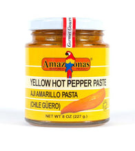 Cargar imagen en el visor de la galería, Amazonas Yellow Hot Pepper Paste, Aji Amarillo Pasta (Chile Güero), 8 oz - Amazonas Foods Online

