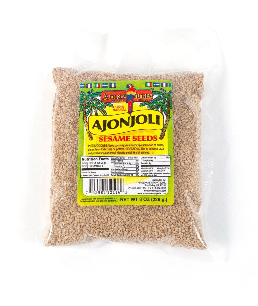 Amazonas Sesame seeds / Ajonjoli - Amazonas Foods Online