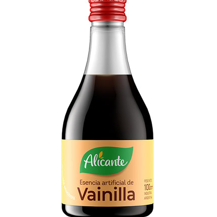 ALICANTE Esencia Artificial de Vainilla – Liquid Imitation Vanilla (100 cc / 3.3 fl oz) Seasonings & Spices Alicante