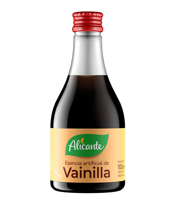 ALICANTE Esencia Artificial de Vainilla – Liquid Imitation Vanilla (100 cc / 3.3 fl oz) Seasonings & Spices Alicante
