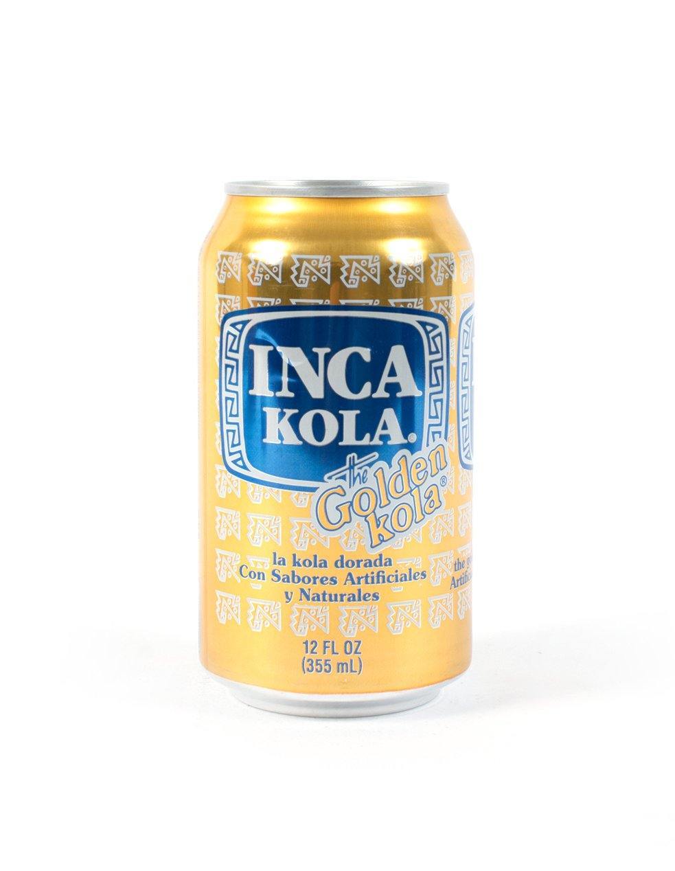 Soda peruana Inca Kola - latas de 12 oz