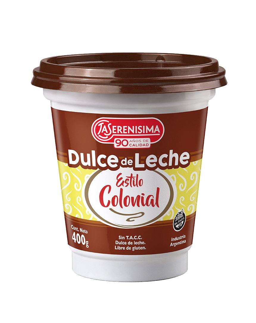 La Serenisima Carmel Custard / Dulce de Leche - Colonial Style - 400g - Amazonas Foods Online