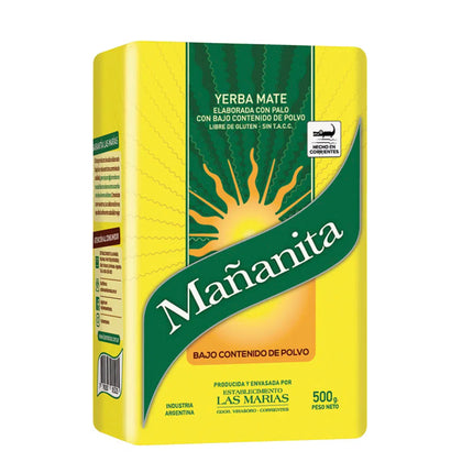 Mañanita Yerba Mate with Stems (1 kg / 2.2 lb) – Low Powder (bajo polvo) Yerba Mate Mañanita