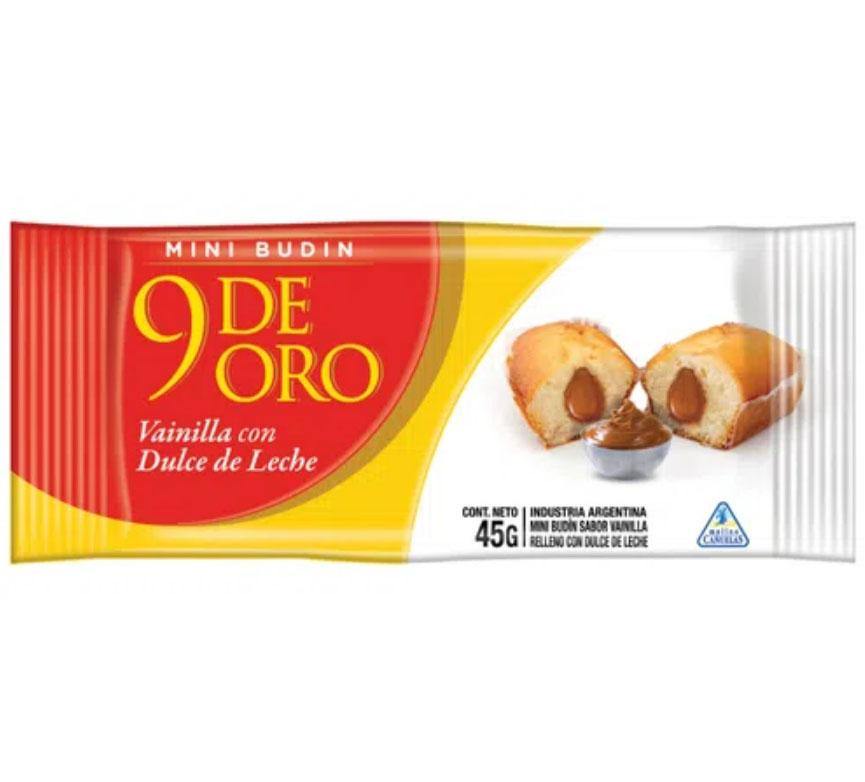 9 DE ORO Mini Budnt Cakes with Dulce De Leche - Amazonas Foods Online