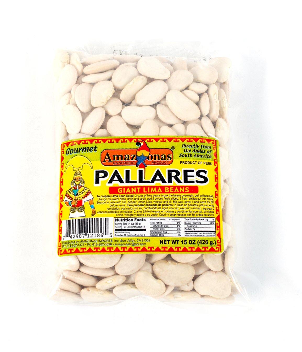 Amazonas Giant Lima Beans (15oz) - Amazonas Foods Online