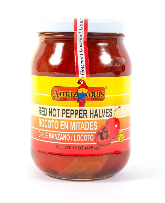 Amazonas Red Hot Pepper Halves (Jar) - Amazonas Foods Online