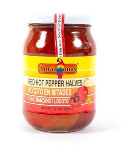 Amazonas Red Hot Pepper Halves (Jar) - Amazonas Foods Online
