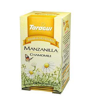 Taragüi Herbal Tea Chamomile Flavor (25 bags per box)  Taragüi Te de Manzanilla (25 saquitos)   Product of Argentina  Ships from the USA