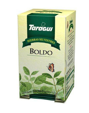 Taragüi Herbal Tea Boldo Flavor (25 bags per box)  Taragüi Te de Boldo (25 saquitos)  Product of Argentina  Ships from the USA