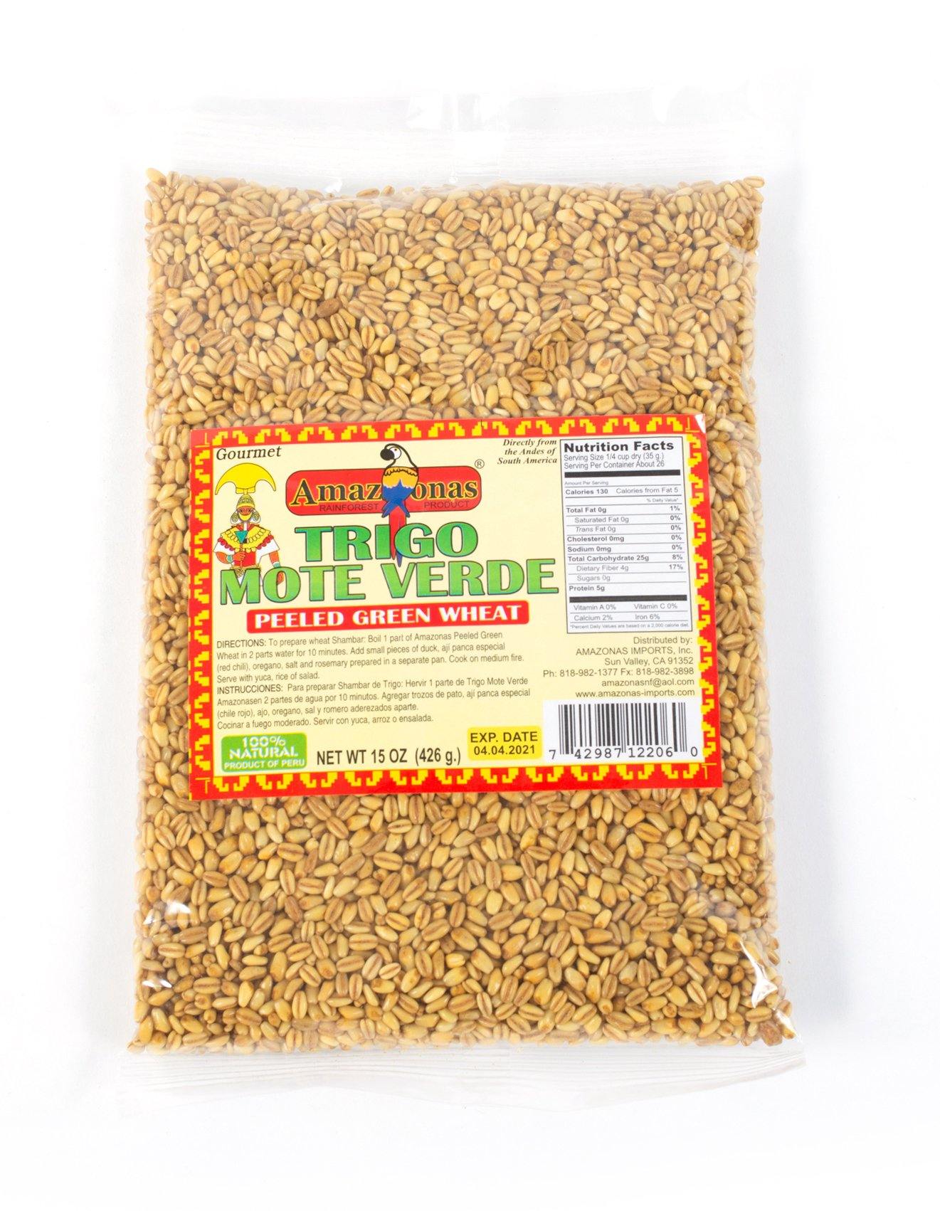 Amazonas Peeled Green Wheat - Amazonas Foods Online