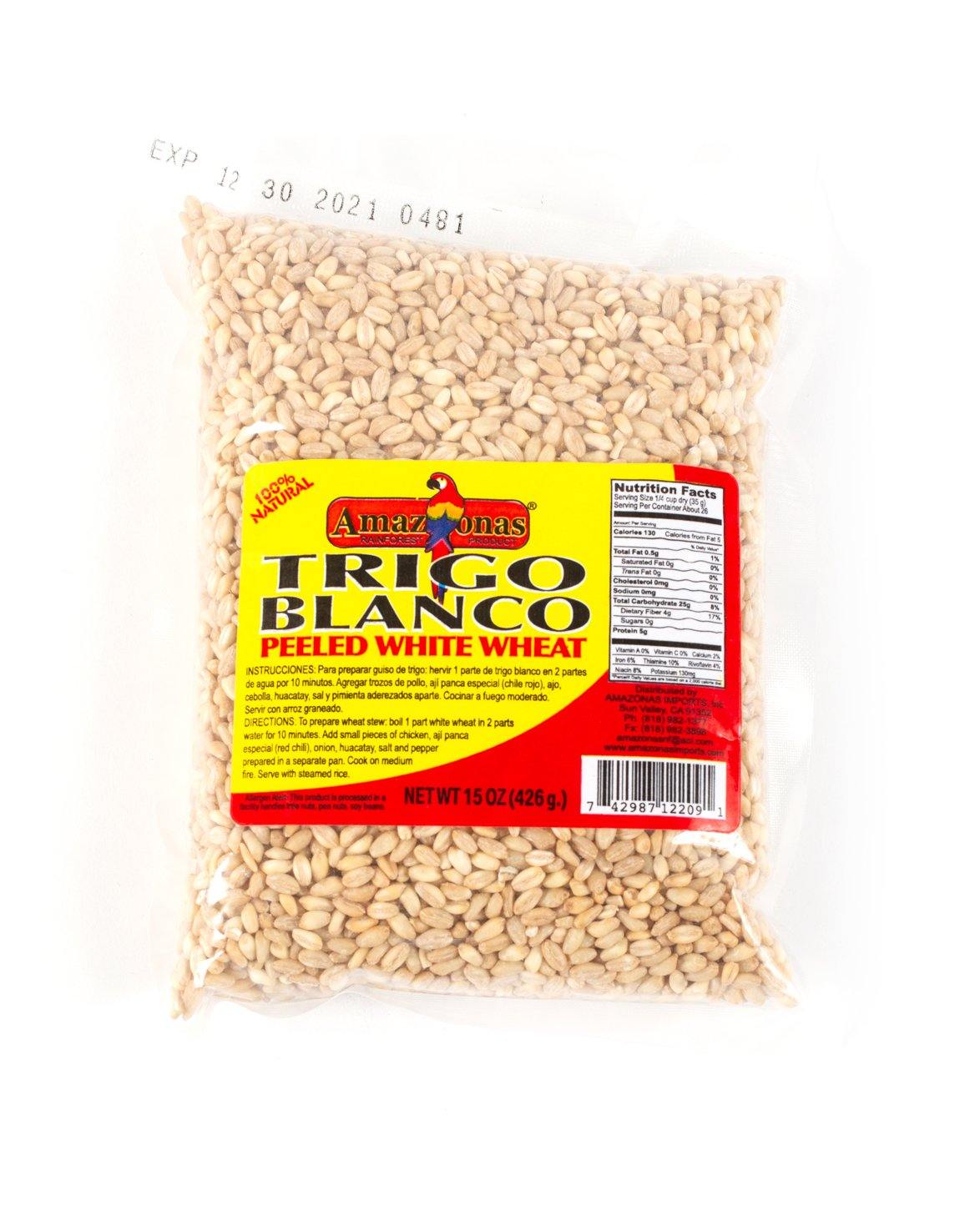 Amazonas Peeled White Wheat - Amazonas Foods Online