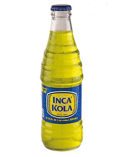 Inca Kola Peruvian Soda - 300ml glass bottle (10.14oz)